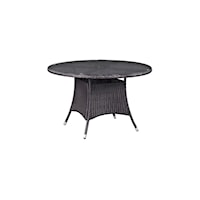 47" Round Outdoor Patio Dining Table
