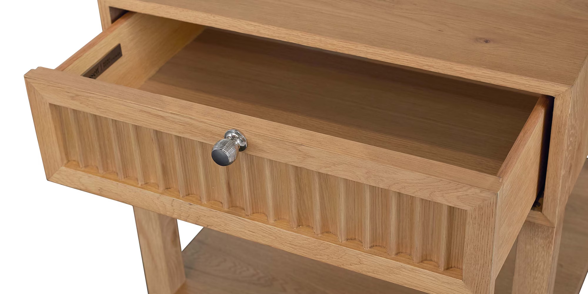 Bassett Newbury Newbury Ribbed Drawer End Table