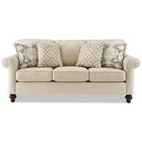 Traditional Queen Sleeper Sofa with MemoryFoam Mattress
