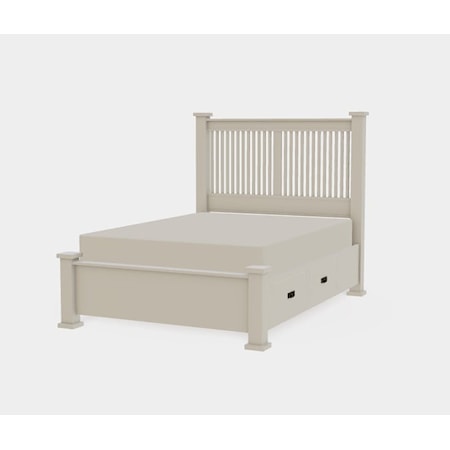 AMC Queen R Drawerside Prairie Spindle Bed