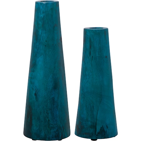 Mambo Blue Vases, S/2