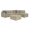 Hickory Craft 738050 4-Piece Sectional Sofa