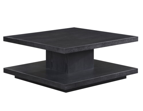 Modern Cocktail Table with Lower Shelf
