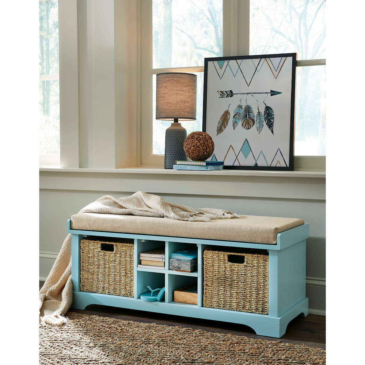 Signature Design by Ashley Dowdy Storage Bench