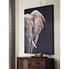 Signature Design by Ashley Furniture Wall Art Jendayi Elephant Wall Art