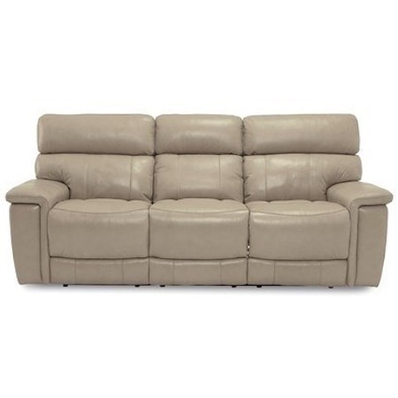 Casual Power Reclining Sofa with Power Headrests & USB Ports