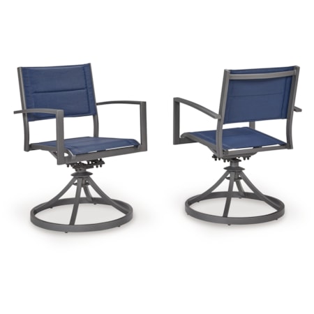 Sling Swivel Chair (Set Of 2)