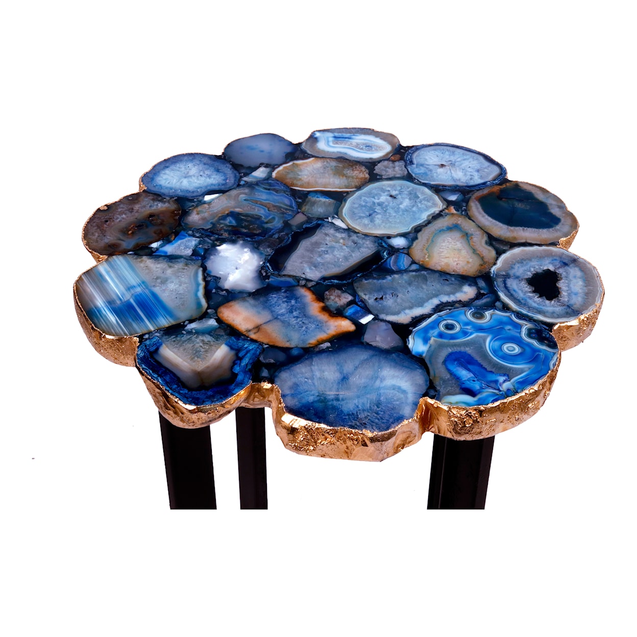 Moe's Home Collection Azul Azul Agate Accent Table