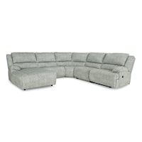 5-Piece Reclining Sectional with Chaise