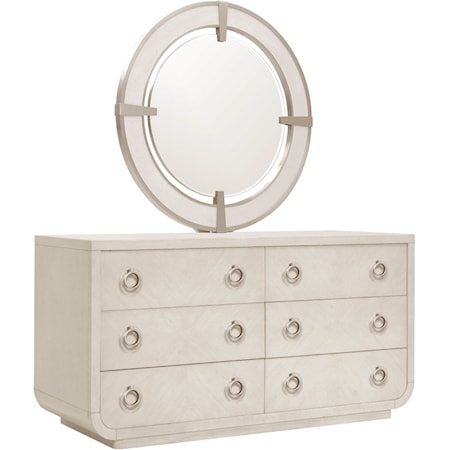 Round Dresser Mirror