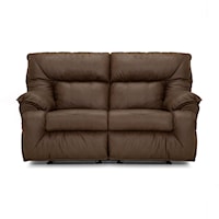 Casual Manual Rocking Reclining Loveseat