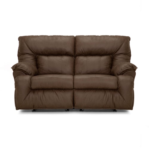 Casual Manual Rocking Reclining Loveseat