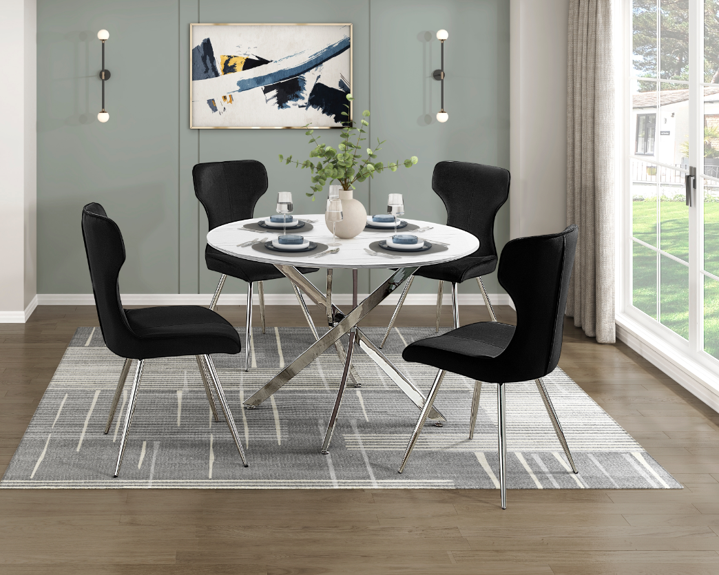 5-Piece Round Dining Set