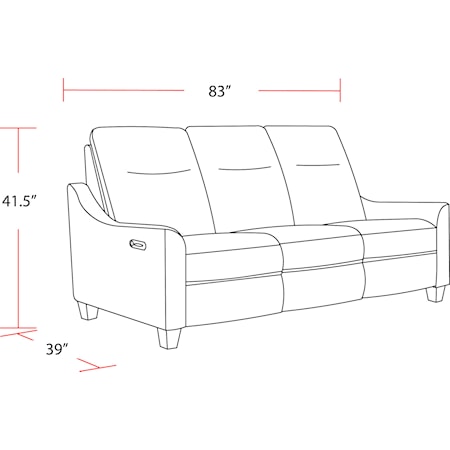 Power Reclining Sofa and Recliner Set