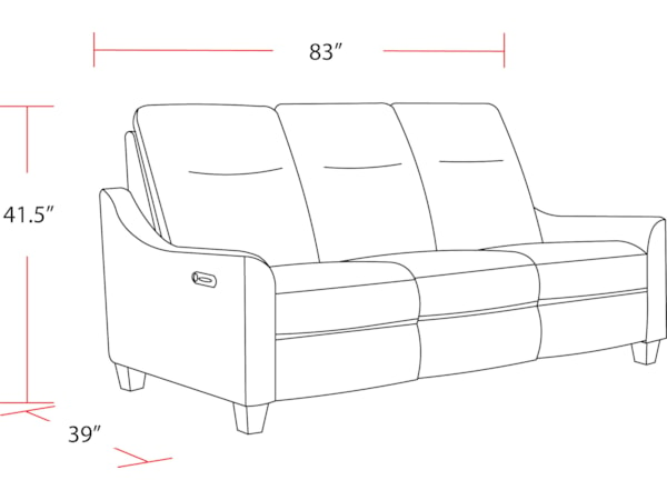 Power Reclining Sofa and Loveseat Set