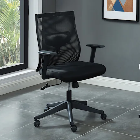 Contemporary Office Chair with Rolling Legs