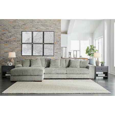 3-Piece Sectional With Chaise