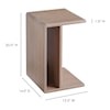 Moe's Home Collection Hiroki Hiroki Accent Table White Oak