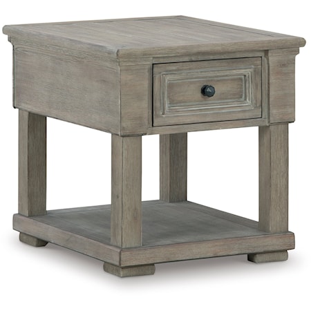 Transitional End Table