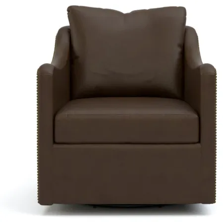 Maidstone Swivel Chair - Leather