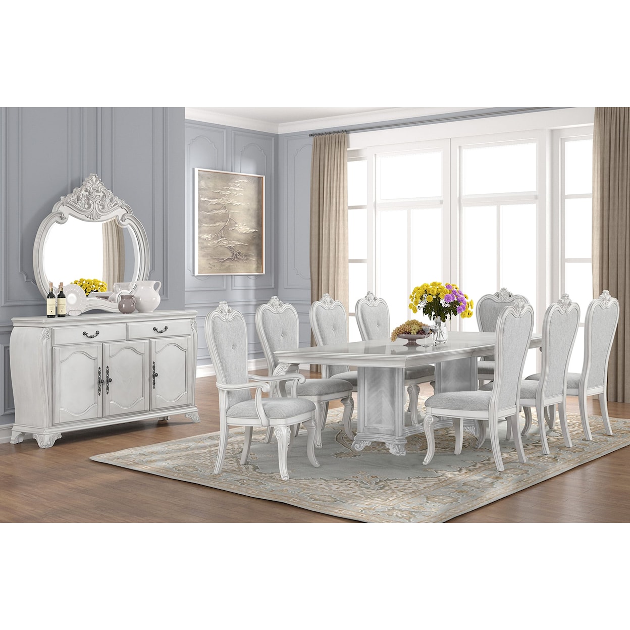 New Classic Cambria Hills Dining Room Set