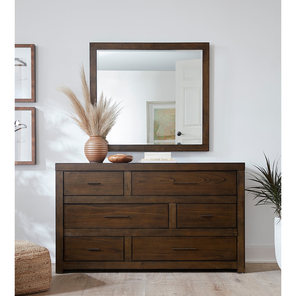 Aspenhome Modern Loft 6-Drawer Dresser