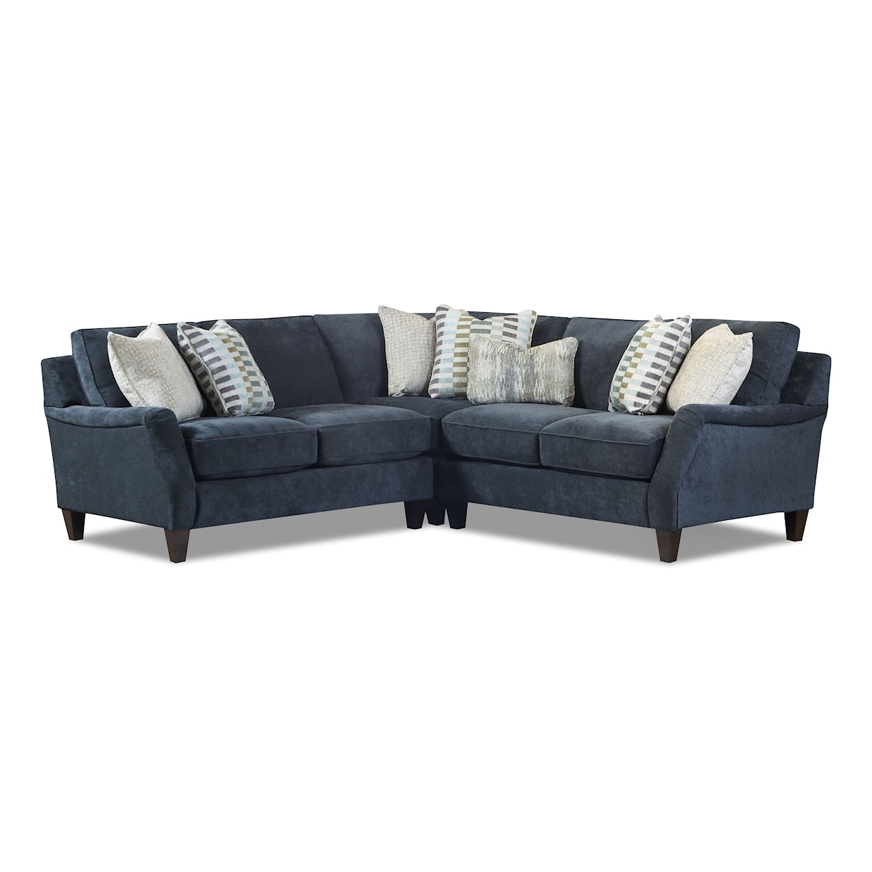 Fusion Furniture 7000 ELISE INK Sectional