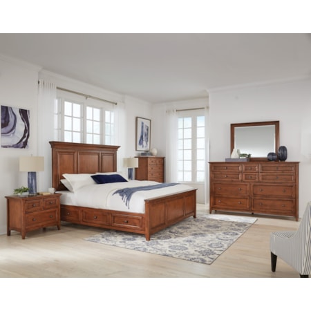 5-Piece Queen Grand Storage Bedroom Set