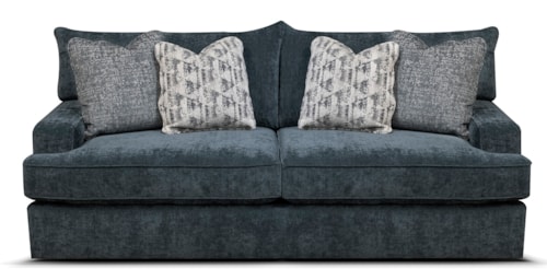 Casual Sofa with Wide Track Arms