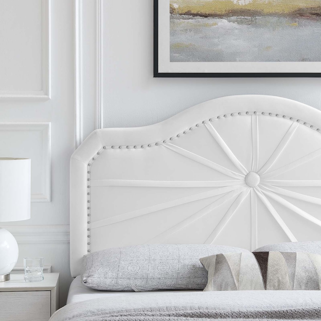 Modway Kristin Pleated Full/Queen Headboard