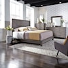 Liberty Furniture Modern Farmhouse 4-Piece California King Platform Bedroom Set
