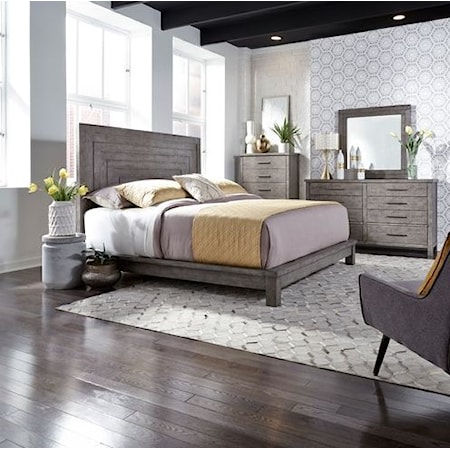 4-Piece California King Platform Bedroom Set