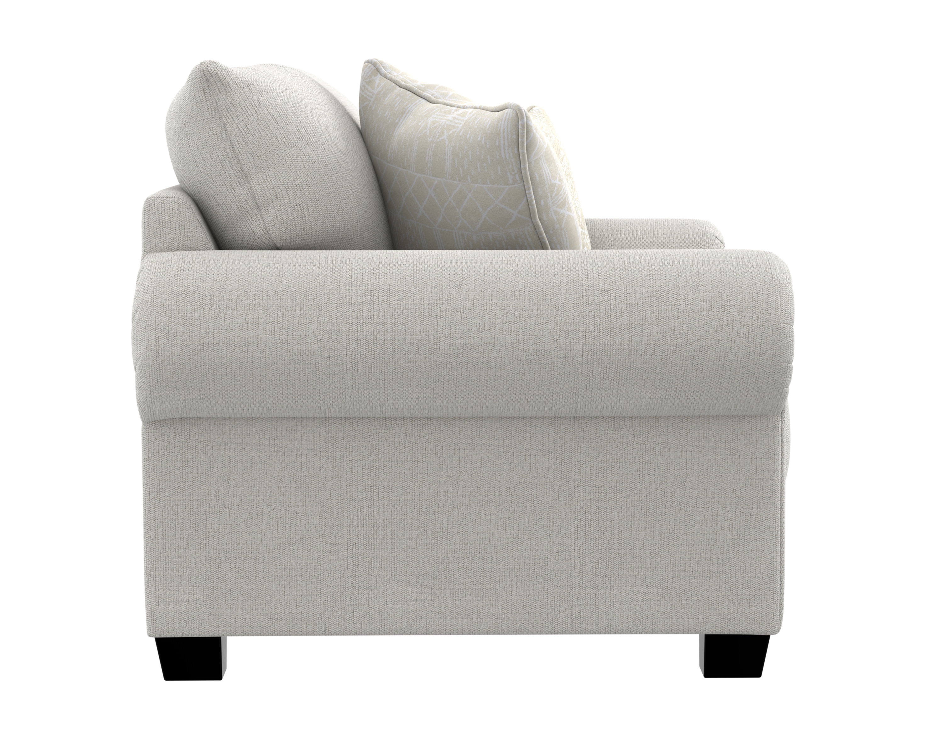 Chair and a Half with 2-Throw Pillows