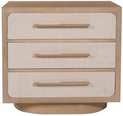 Modern 3 Drawer Nightstand