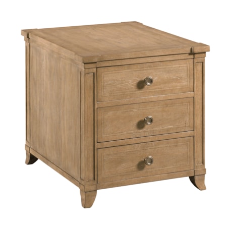 3-Drawer End Table