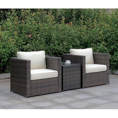 Outdoor Arm Chair and End Table Set
