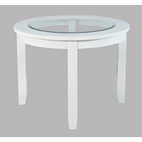 Contemporary 42" Round Dining Table