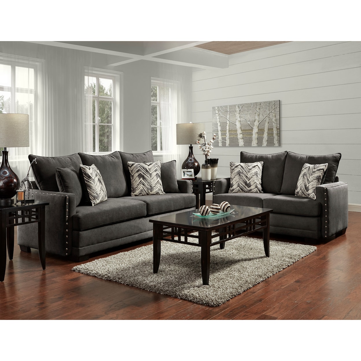 Behold Home 1680 Chevy 2-Piece Living Room Set