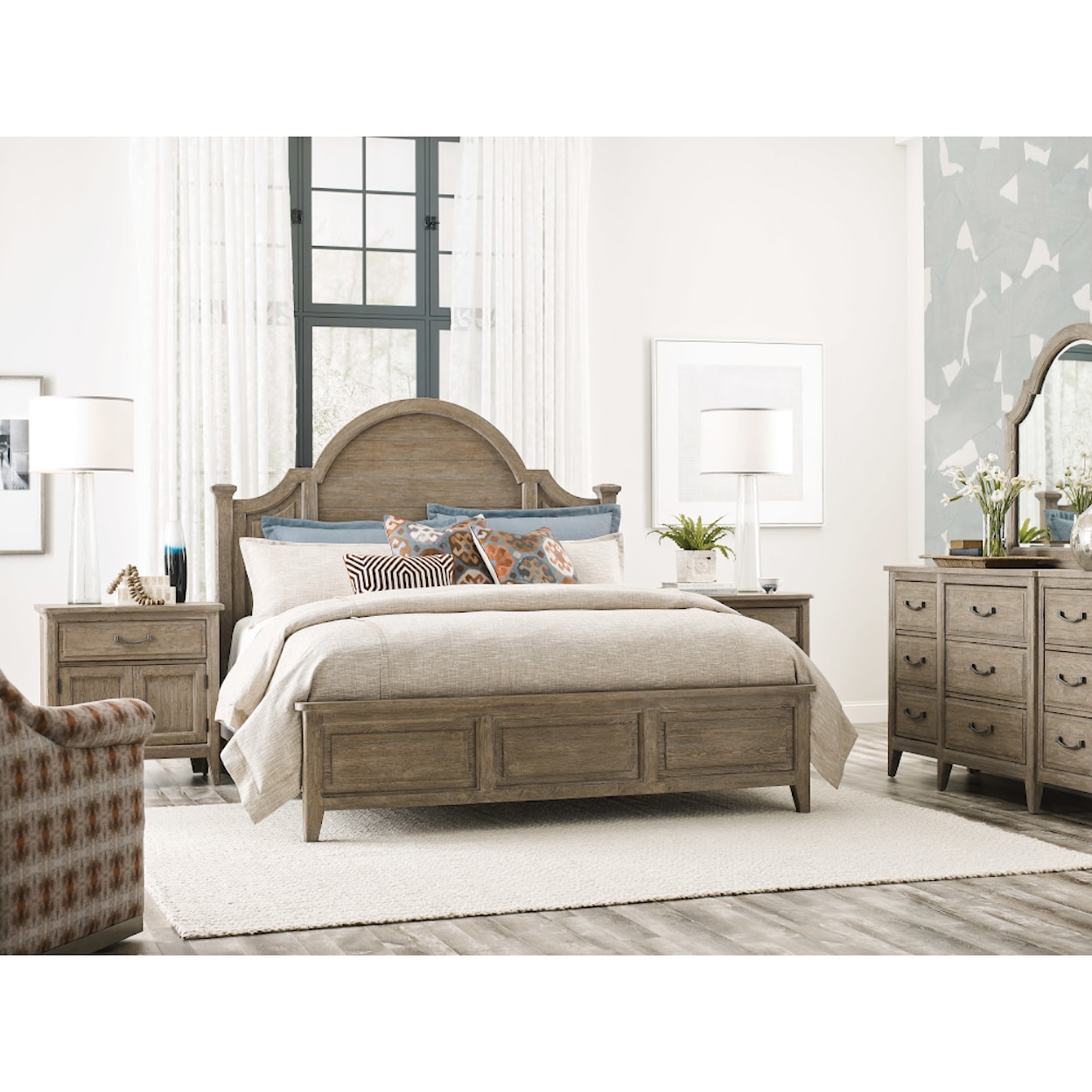 Kincaid Furniture Urban Cottage Allegheny King Panel Bed