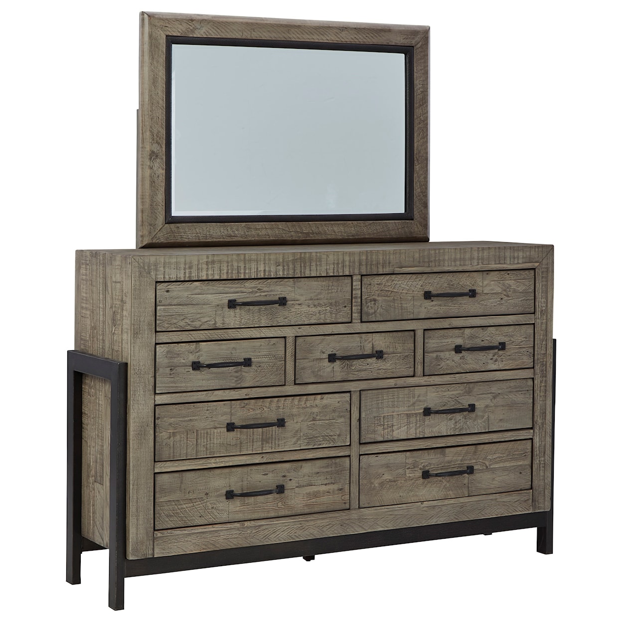 StyleLine Brennagan Dresser and Mirror Set