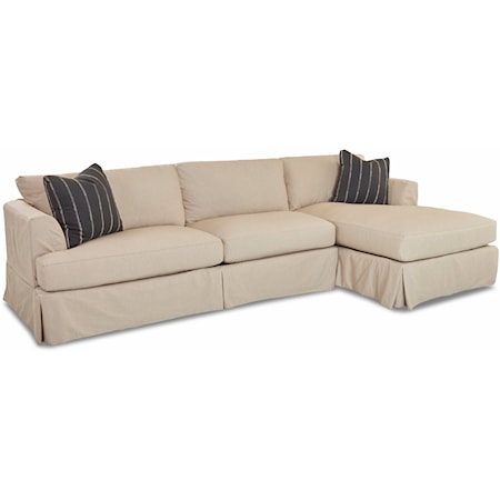 3-Seat Chaise Sofa Sectional w/ RAF Chaise