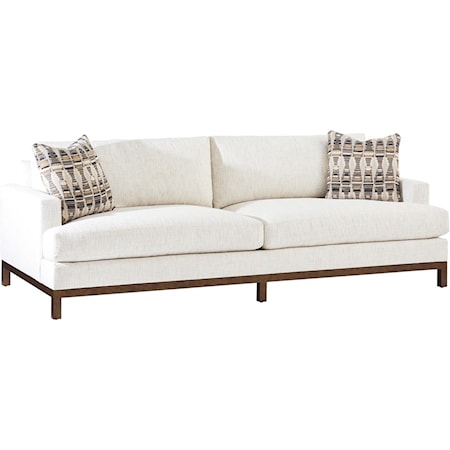 Horizon Sofa w/ Bronze Metal Base