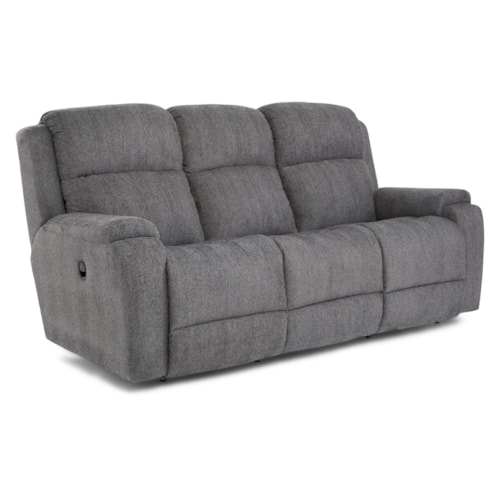 Casual Reclining Sofa
