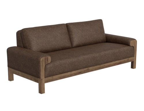 Contemporary Sofa with Throw Pillows