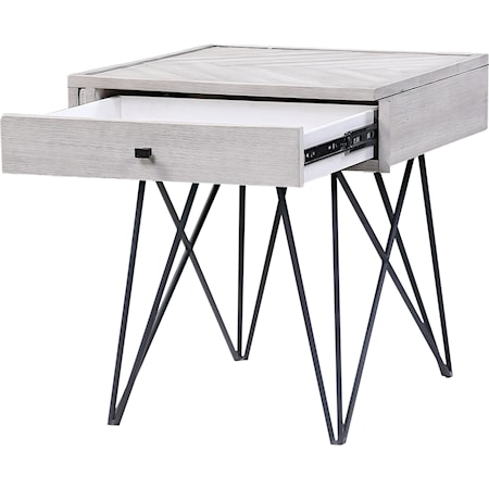 Aspen Court II One Drawer End Table