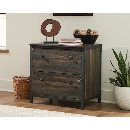 Industrial 2-Drawer Lateral File Cabinet with Lock