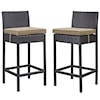 Modway Lift Outdoor Bar Stool Set