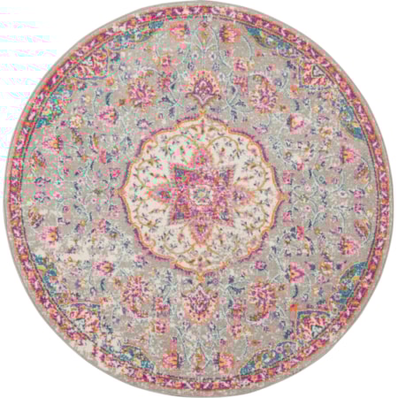 5'3" Round  Rug