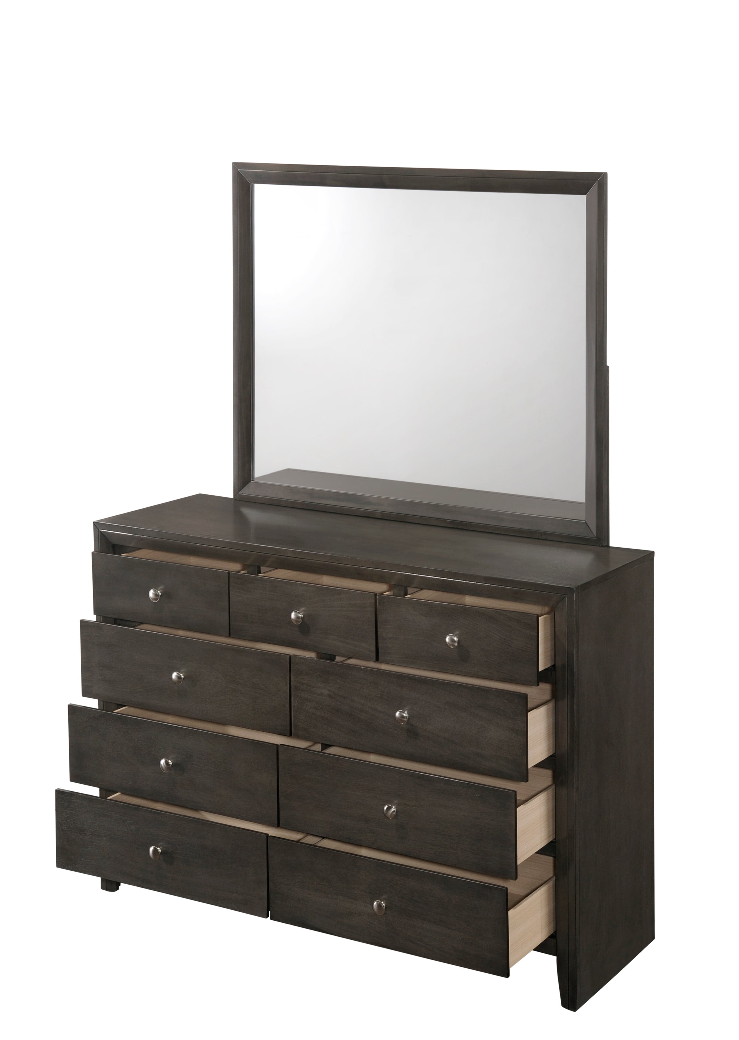 Dresser and Mirror Combination