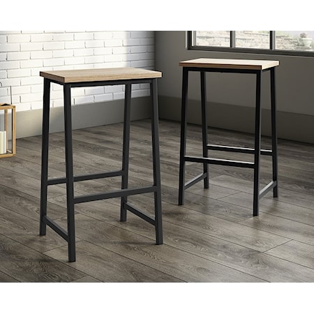 Industrial Counter Height Stool Set of 2